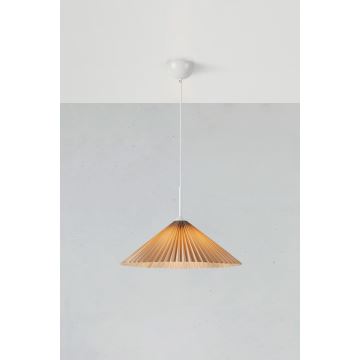 Markslöjd 108710 - Hängeleuchte an Schnur PLISADO 1xE27/40W/230V d 50 cm beige