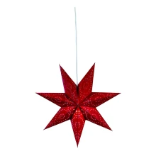 Markslöjd 700122 - Weihnachtsdekoration SATURNUS 1xE14/25W/230V d 45 cm rot