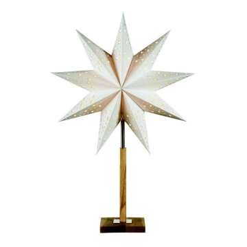 Markslöjd 700323 - Weihnachtsdekoration SOLVALLA 1xE14/25W/230V weiß 65 cm