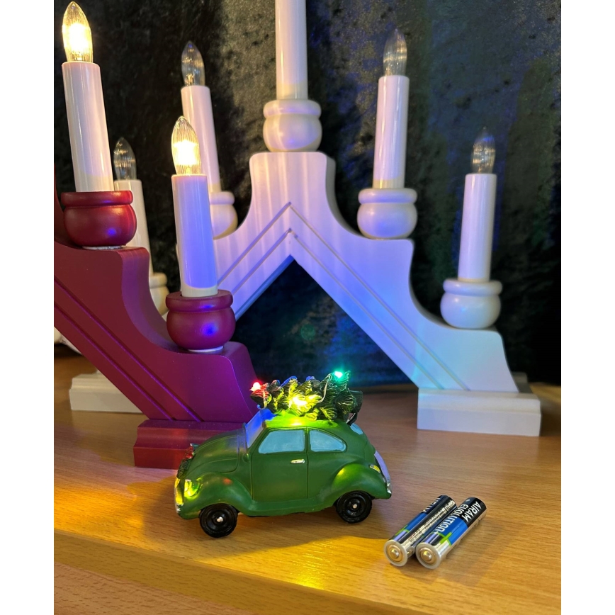 Markslöjd 705140 - LED-Weihnachtsdekoration MINICAR 6xLED/0,06W/2xAAA