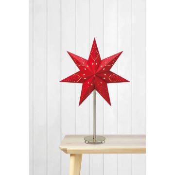 Markslöjd 705544 - Weihnachtsdekoration SATURNUS 1xE14/25W/230V 35 cm rot