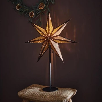 Markslöjd 705796 - Weihnachtsdekoration GLITTER 1xE14/25W/230V 65 cm bronze/schwarz