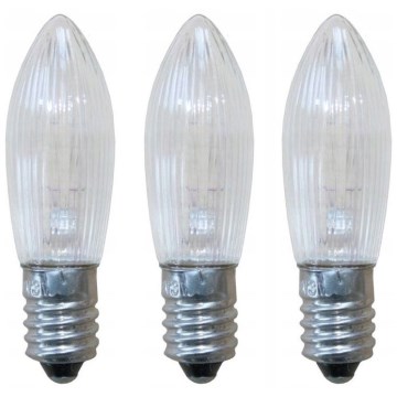 Markslöjd 8263 - SET 3x Hochleistungs-Weihnachtsglühlampe TOPPLAMPA E10/3W/34V