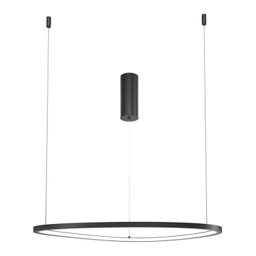 Maytoni MOD072PL-L28B3K1 - LED-Hängeleuchte an Schnur GLINT LED/24W/230V schwarz d 60 cm