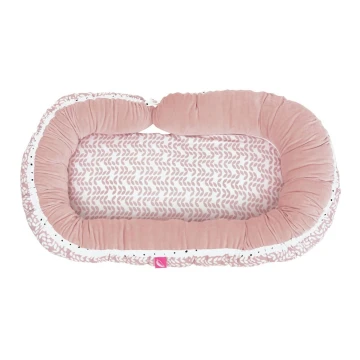 MOTHERHOOD - Nestchen und Kissen für Baby JUNIOR 2in1 rosa