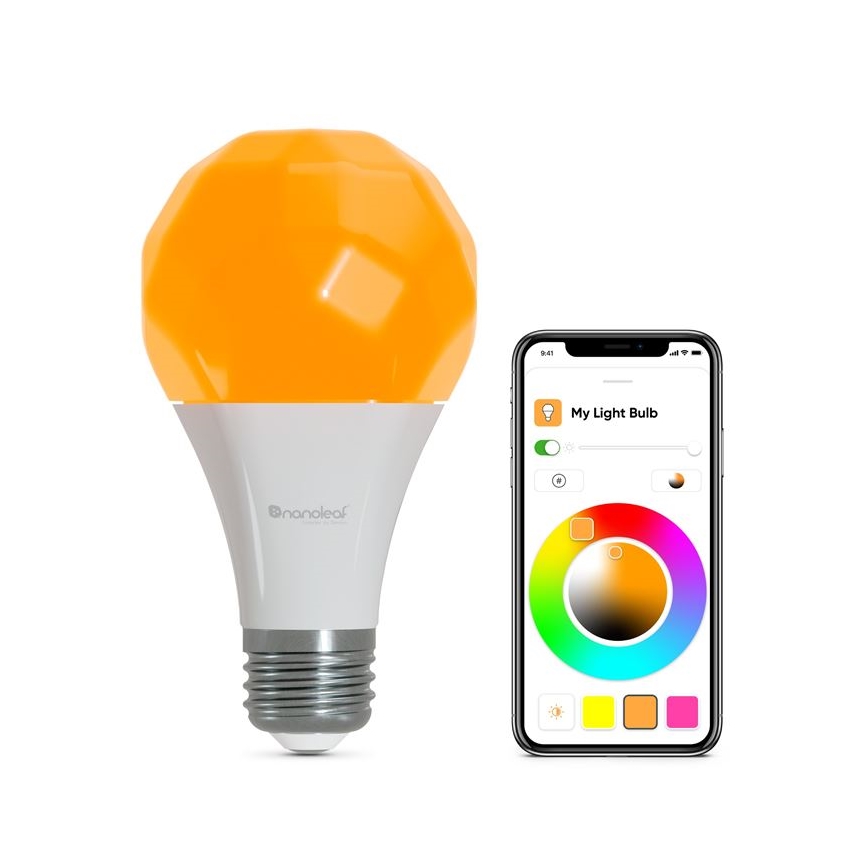 Dimmbare LED-RGBW-Glühlampe ESSENTIALS A60 E27/8,5W/230V CRI90 2700-6500K Wi-Fi - Nanoleaf