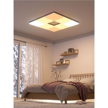 Nanoleaf - SET 3x Dimmbare RGBW-Deckenleuchte SKYLIGHT 1xLED/18W/230V + 2xLED/16W/230V 2700-6500K Wi-Fi