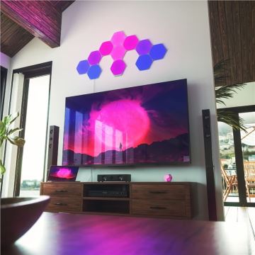 Nanoleaf - SET 9x LED-RGB-Dimmpanel HEXAGON LED/2W/230V Wi-Fi