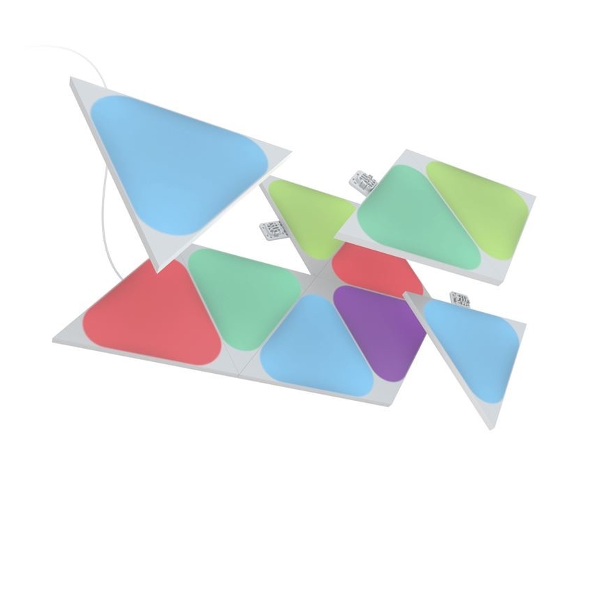 Nanoleaf NL48-1001TW-10PK - SET 10 Stk. LED-RGB-Panel Dimmbar TRIANGLES LED/0.5 Wi-Fi