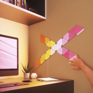 Nanoleaf NL48-1001TW-10PK - SET 10 Stk. LED-RGB-Panel Dimmbar TRIANGLES LED/0.5 Wi-Fi