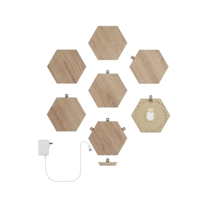 Nanoleaf - SET 7x Dimmbares LED-Panel HEXAGONS LED/2W/230V Wi-Fi