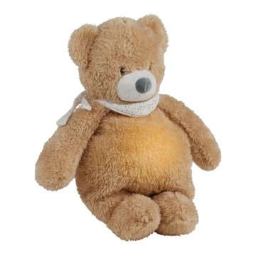 Nattou - Kuscheltier mit Melodie und Licht SLEEPY BEAR 4in1 braun