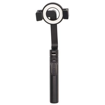 Magnetischer faltbarer Selfie-Stick 2-in-1 mit Gestell + Fernbedienung