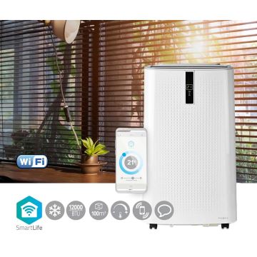 Mobile Smart-Klimaanlage 3in1 mit komplettem Zubehör 1357W/230V 12000 BTU Wi-Fi + Fernbedienung