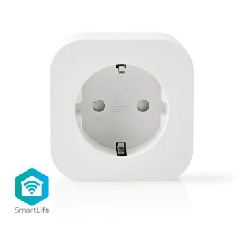 Nedis WIFIP130FWT − Intelligente Steckdose 2500W/230V/Schuko Typ F/10A WLAN