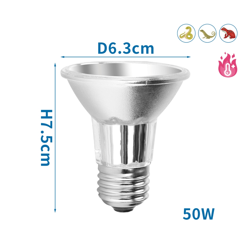 Nobleza - UVB-Leuchtmittel für Terrarien E27/50W/230V