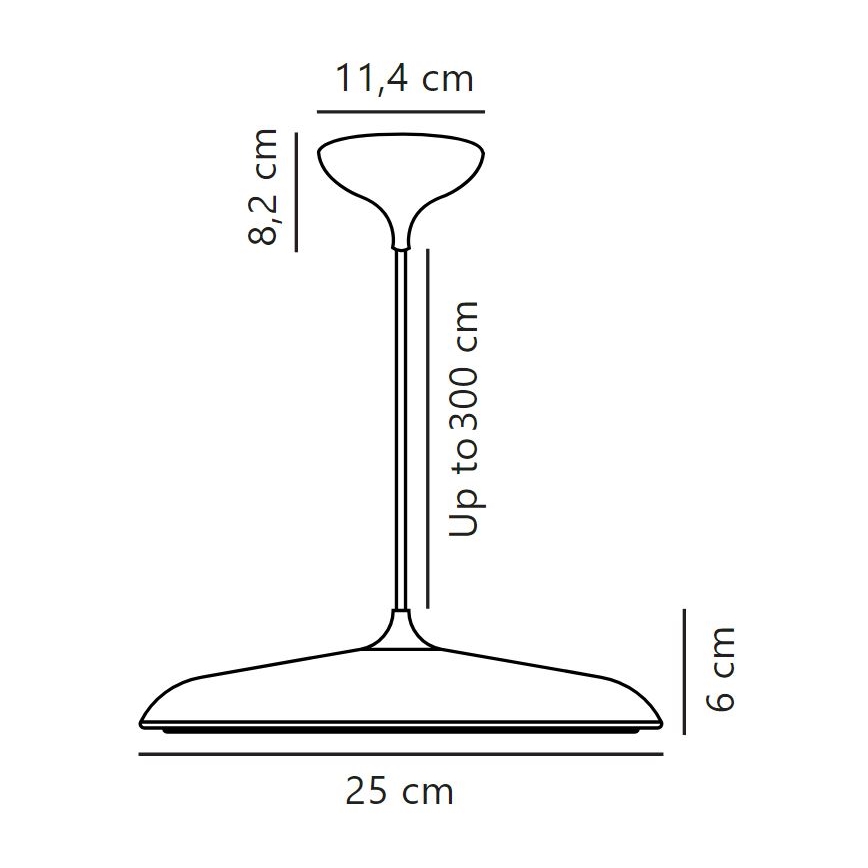 Nordlux - Dimmbare LED-Hängeleuchte an Schnur ARTIST LED/14W/230V d 25 cm kupfern