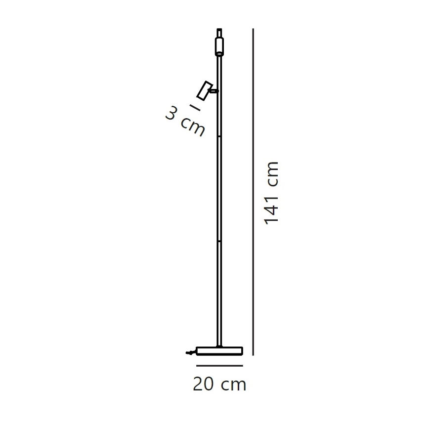 Nordlux - Dimmbare LED-Stehleuchte OMARI 2xLED/3,2W/230V weiß