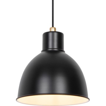 Nordlux - Hängeleuchte an Schnur POP 1xE27/40W/230V schwarz/golden