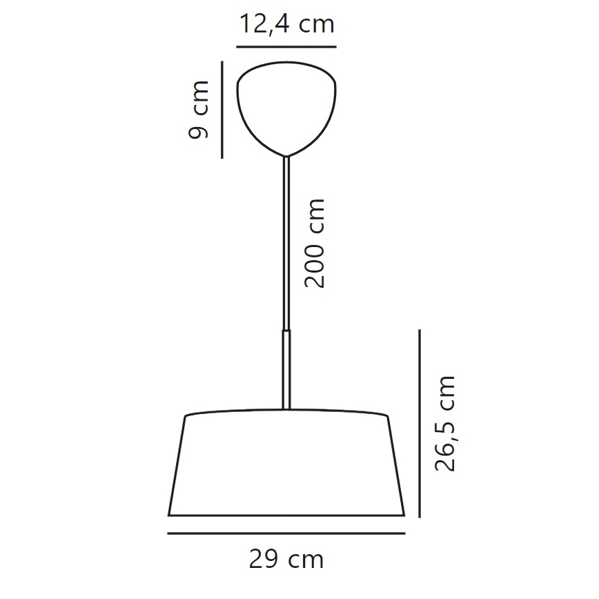 Nordlux - Hängeleuchte CLASI 3xE14/10W/230V d 29 cm