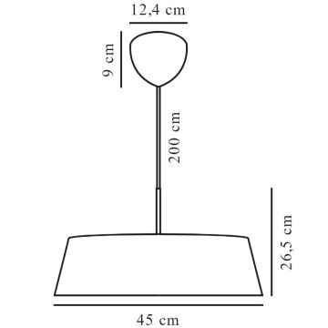 Nordlux - Hängeleuchte CLASI 3xE14/15W/230V d 45 cm