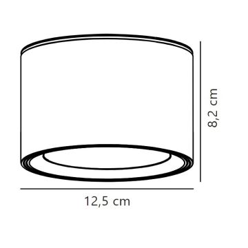 Nordlux - LED-Strahler für Badezimmer LANDON LED/6,5W/230V IP44 schwarz