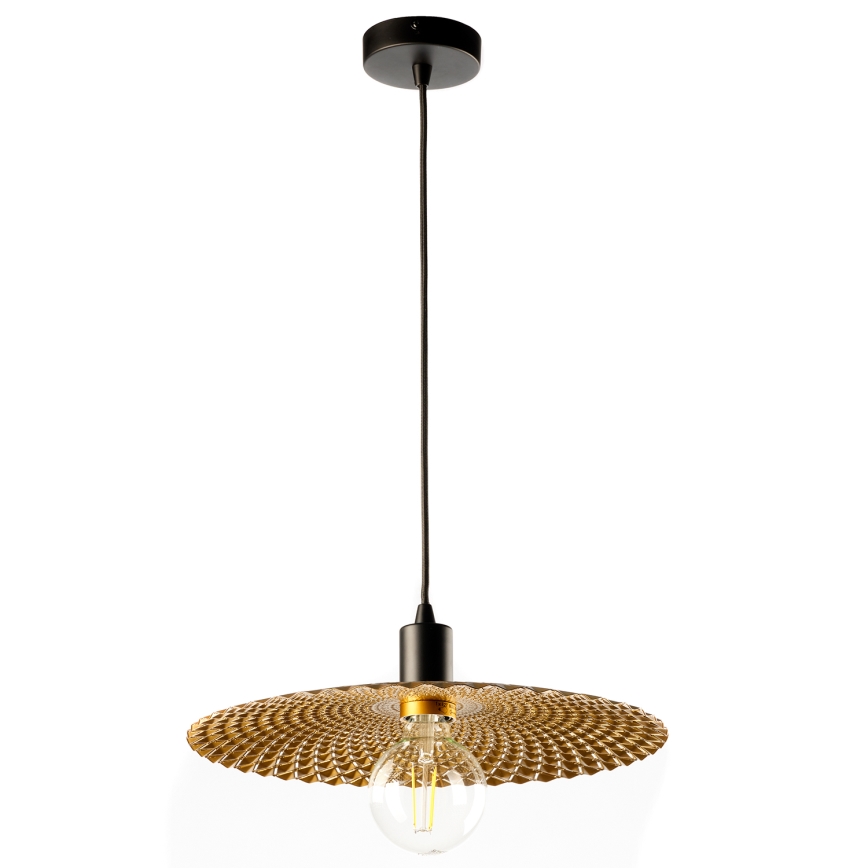 ONLI - Hängeleuchte an Schnur GOLDEN 1xE27/22W/230V golden/schwarz