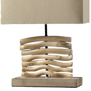 ONLI - Tischleuchte MARICA 1xE27/22W/230V beige