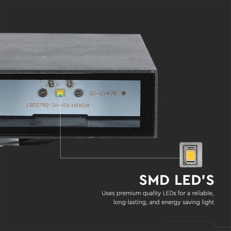 Outdoor-LED-Wandleuchte LED/4W/230V 3000K IP65 schwarz