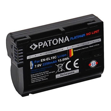 PATONA - Akku Aku Nikon EN-EL15C 2250mAh Li-Ion Platinum