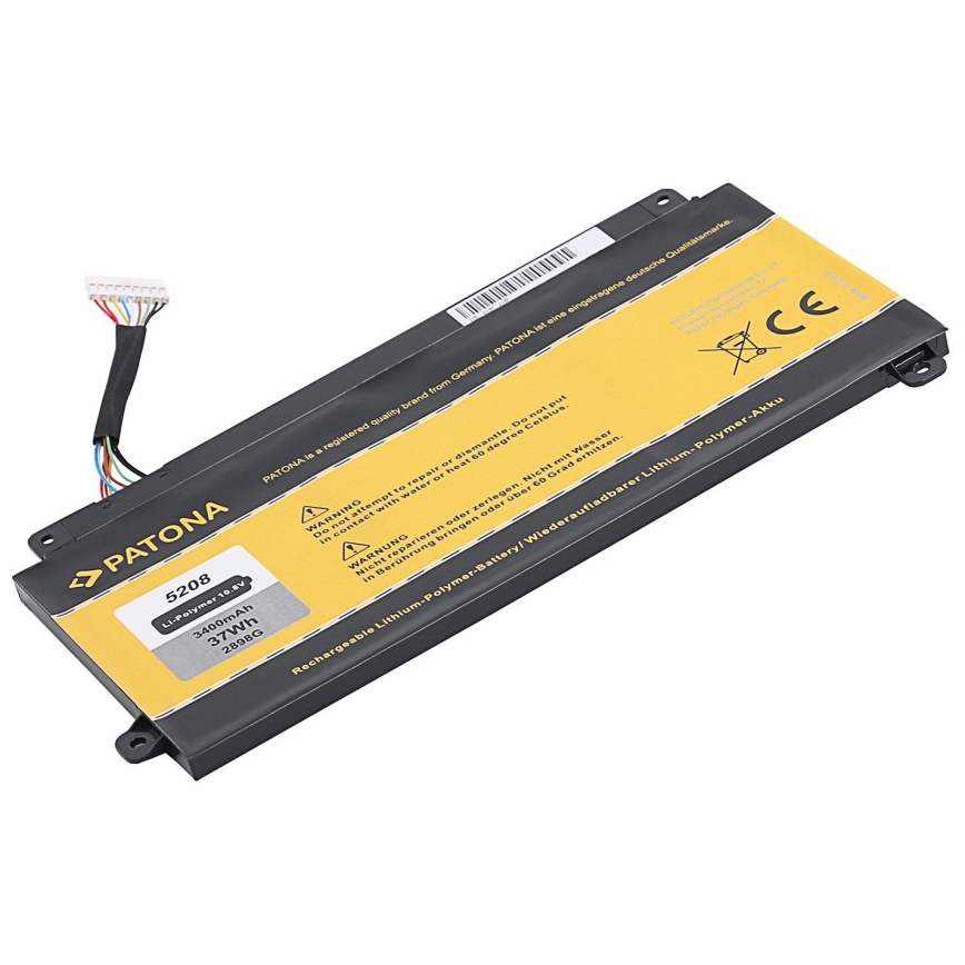 PATONA - Akku Toshiba Satellite E45W/P55W 3400mAh Li-Pol 10,8V PA5208U-1BRS