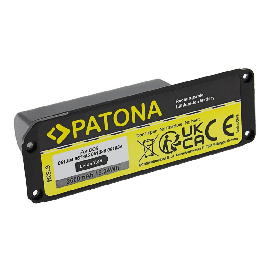 PATONA - Batterie für BOSE Soundlink Mini 1 2600mAh 7,4V Li-lonen + Tools