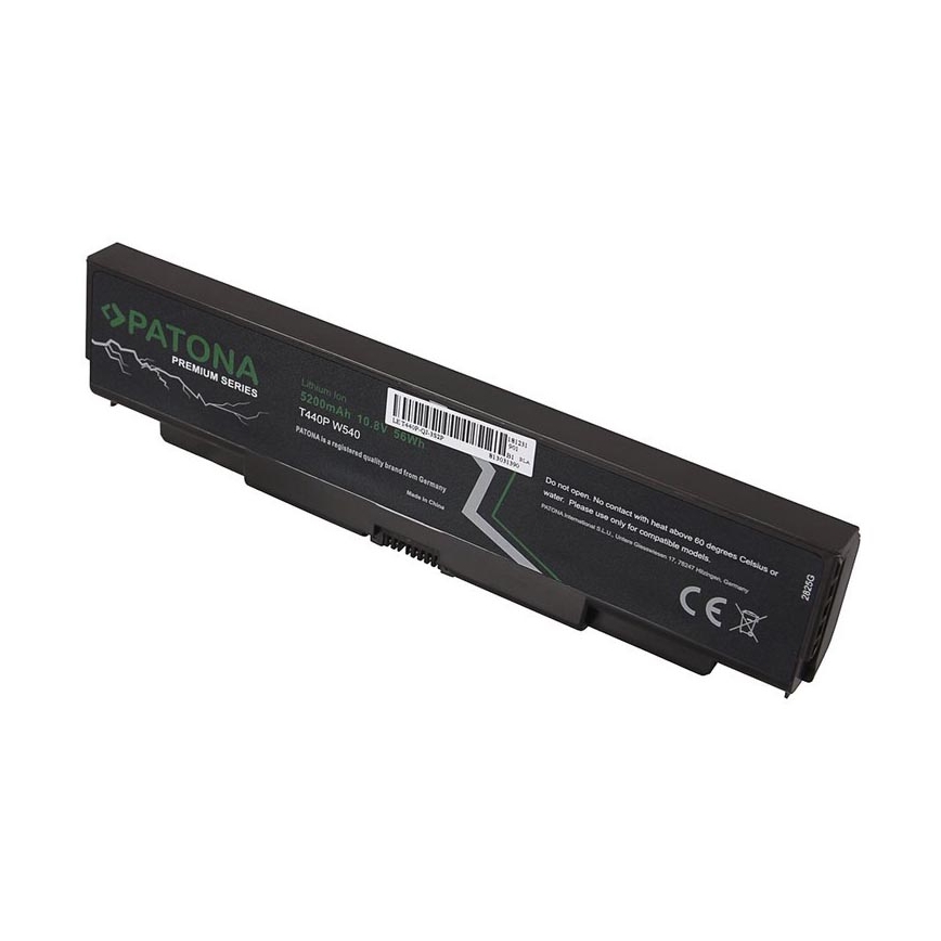 PATONA - Batterie LENOVO L440/T440p 5200mAh Li-Ion 10,8V 45N1145 Premium