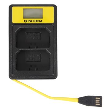 PATONA - Ladegerät Dual Sony NP-FZ100 mit LCD,USB
