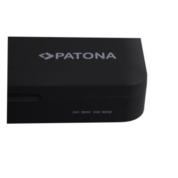 PATONA - Ladegerät Foto Dual Canon LP-E6/LP-E6N/LP-E6NH mit Powerbank