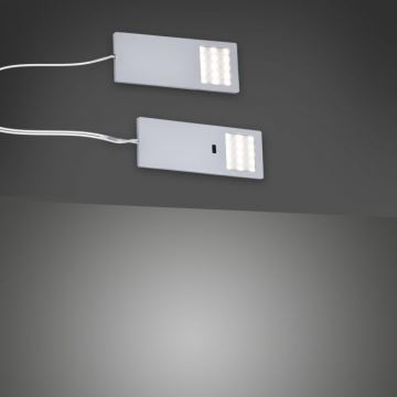 Paul Neuhaus 1121-95-2 - SET 2x LED-Möbelbeleuchtung mit einem Sensor HELENA LED/2W/230V