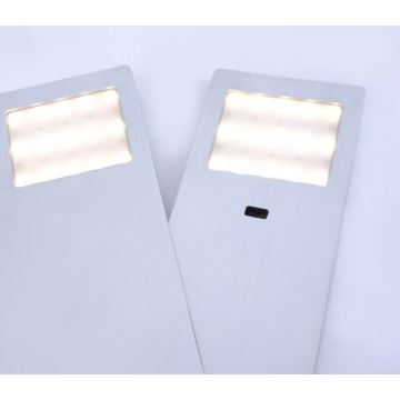 Paul Neuhaus 1121-95-2 - SET 2x LED-Möbelbeleuchtung mit einem Sensor HELENA LED/2W/230V