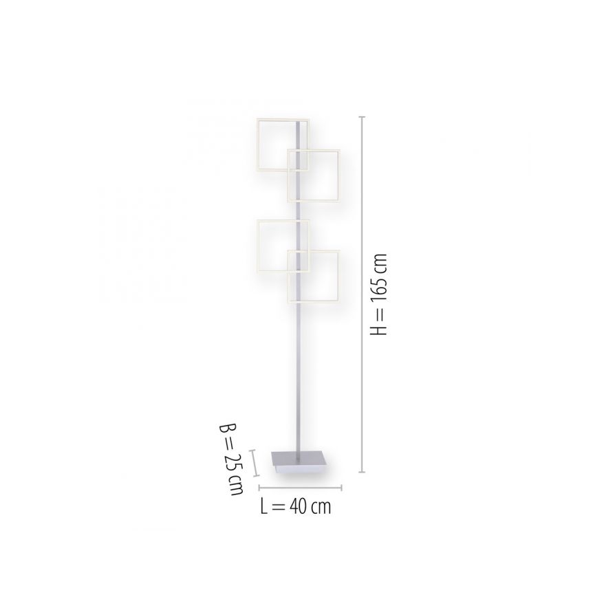 Paul Neuhaus 817-55 - LED Dimmbare Stehleuchte INIGO 4xLED/8W/230V + FB