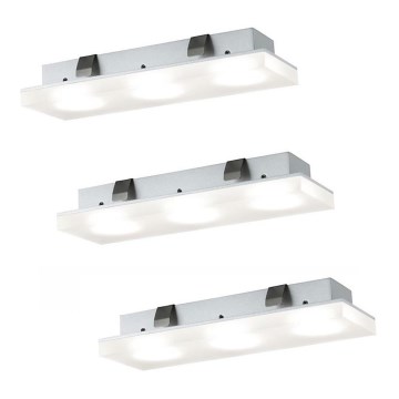 Paulmann 93577 - SET 3x LED Einbauleuchte FLEECY 3xLED/3,6W/230V