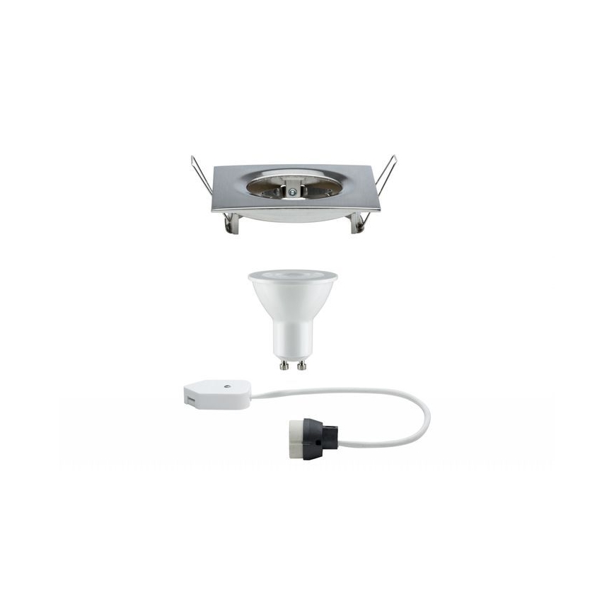 Paulmann 93611 - LED-GU10/7W IP44 Dimmbare Badezimmer-Einbauleuchte NOVA 230V