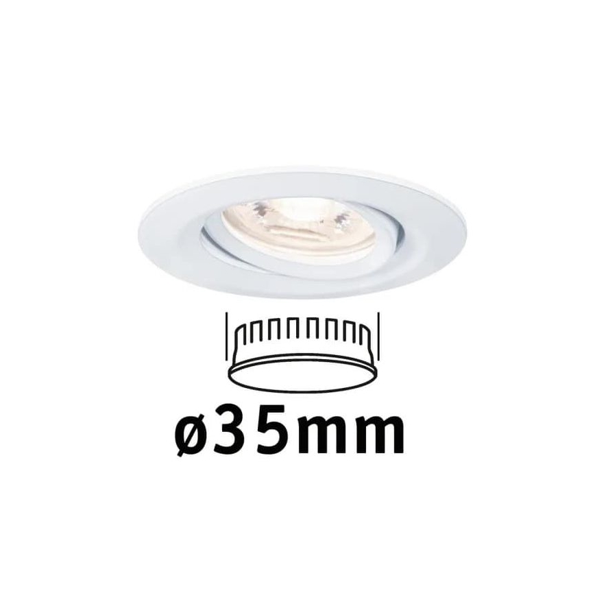 Paulmann 94292 - LED/4W IP23 Einbauleuchte für Badezimmer COIN 230V