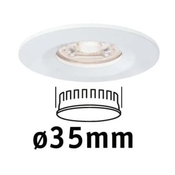 Paulmann 94298 - LED/4W IP44 Einbauleuchte für Badezimmer COIN 230V