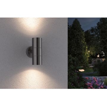 Paulmann 94331 - 2xLED/10W IP44 Outdoor-Wandleuchte FLAME 230V