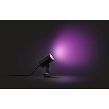 Philips 17428/30/P7 - LED RGB dimmbare Auβen Spotlight HUE LILY LED-RGB/8W/230V IP65