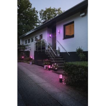 Philips - LED-RGB-Außenleuchte Hue IMPRESS 2xLED/8W/230V IP44
