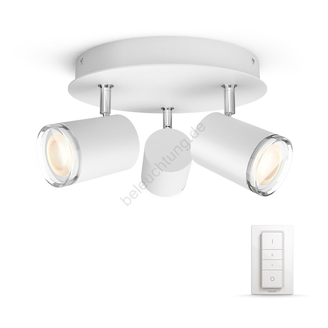 Philips 34362 31 P7 Led Badezimmer Spotlight Hue Adore 3xgu10 5 5w 230v