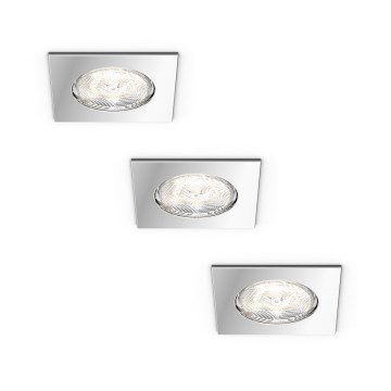 Philips 59007/11/P0 - SET 3x LED Einbauleuchte MYBATHROOM DREAMINESS LED/4,5W/230V