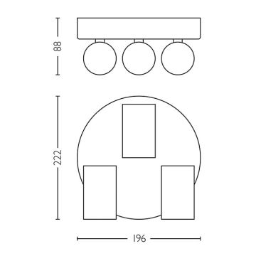 Philips - Badezimmerstrahler IDRIS 3xGU10/5W/230V IP44 weiß