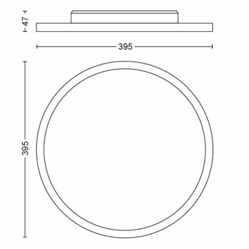 Philips - Dimmbare LED-Deckenleuchte Hue LED/19W/230V 2200-6500K + Fernbedienung