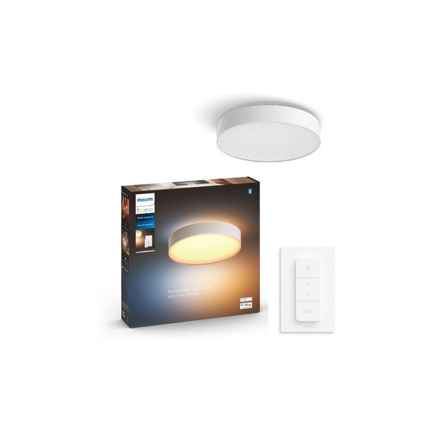 Philips - Dimmbare LED-Deckenleuchte Hue LED/19,2W/230V 2200-6500K d 381 mm weiß + Fernbedienung